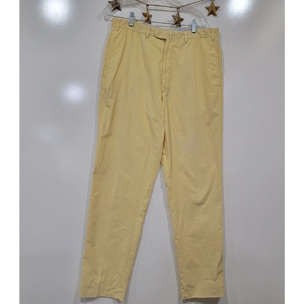Valentini Mens Corduroy Golf Coastal Pants Made In Italy 100% Cotton Size US 35